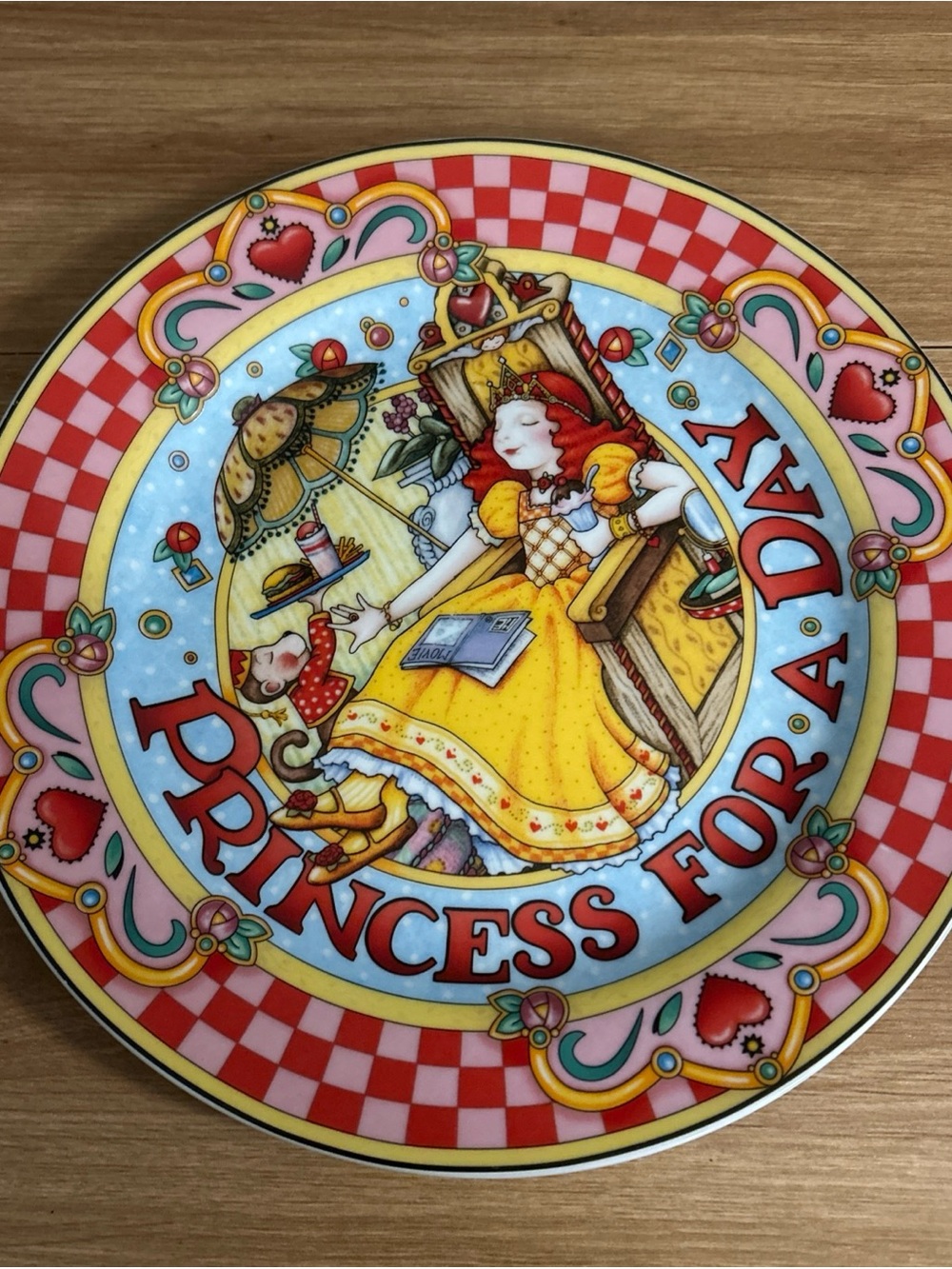 Mary Engelbreit 2001 Princess for a Day Collector 10” Plate Ceramic - Picture 2 of 4